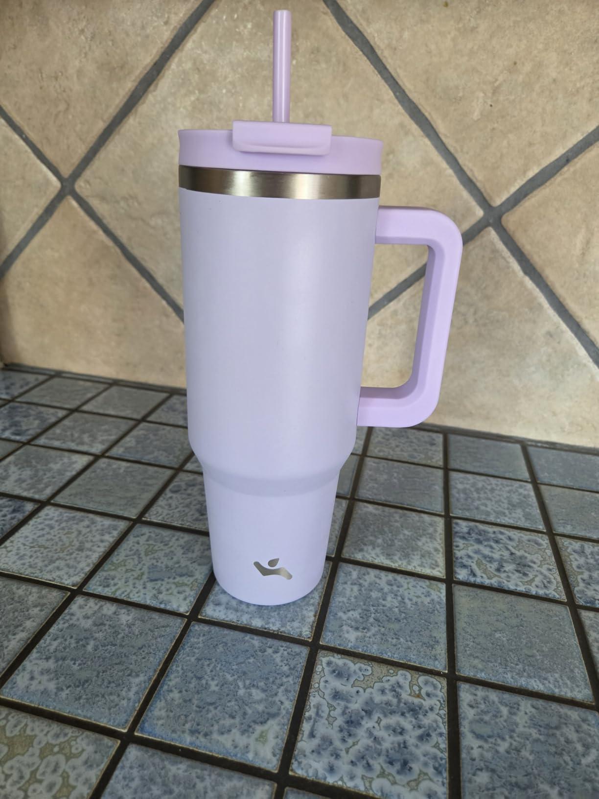 Konokyo 40 oz Insulated Tumbler Water Bottle with Handle, Straw Lid customer photo 1