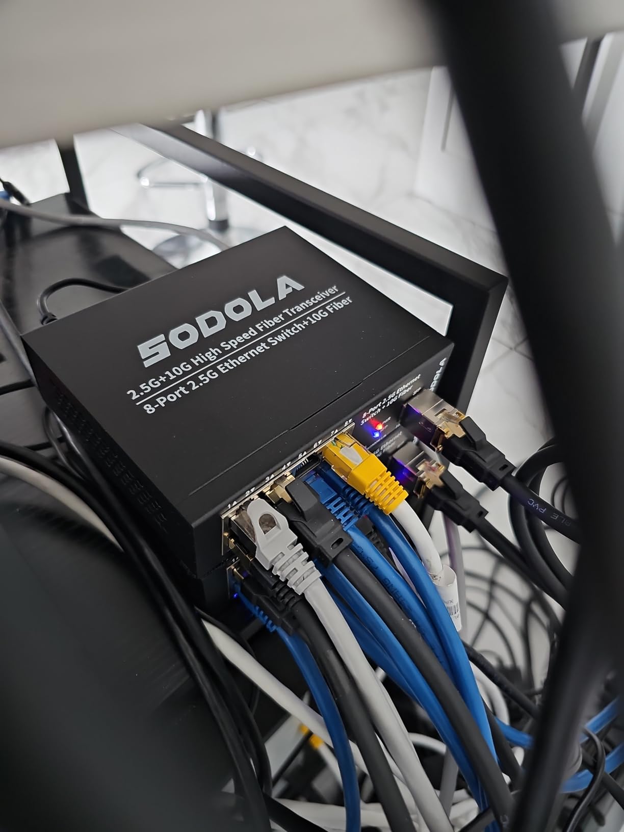 SODOLA 24 Port 2.5Gb Switch,Web Managed ,24x2.5G Base-T Ports, 2x10G SFP+ customer photo 1