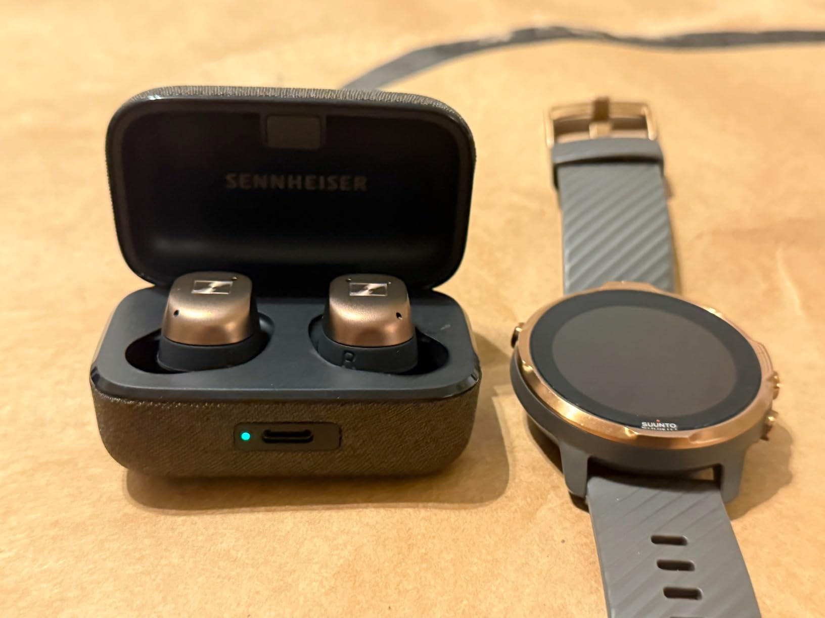 Sennheiser Momentum True Wireless 4 Smart Earbuds with Bluetooth 5.4, Crystal-Clear Sound, Comfortable Design, 30-Hour Battery Life, Adaptive ANC, LE Audio and Auracast - Black Copper customer photo 1