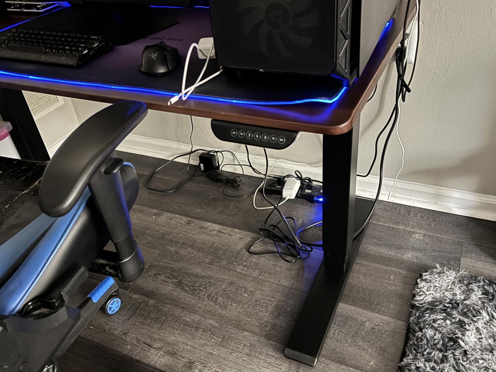 FLEXISPOT E6 MAX Dual Motor 3-Stage Electric Standing Desk, 55 x 28 customer photo 2