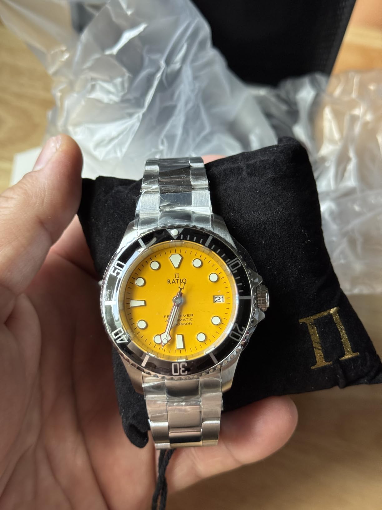 RATIO FreeDiver Sapphire Crystal Diver Watch Japanese Automatic Movement Dive Watch 200m Water Resistant Diving Watch for Men customer photo 1