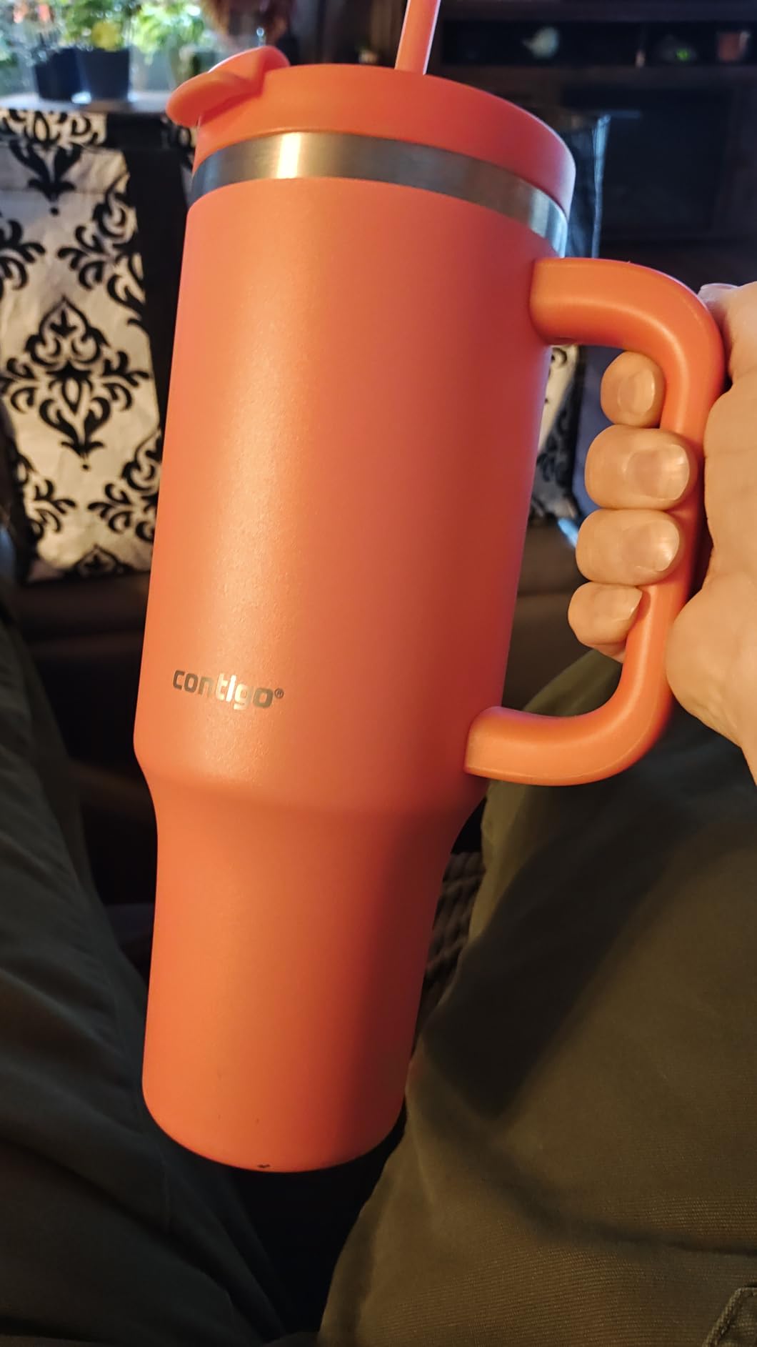 Contigo Streeterville 40oz Tumbler Stainless Steel Vacuum Insulated Leak-Proof Cold for 29 Hours Indigo customer photo 2