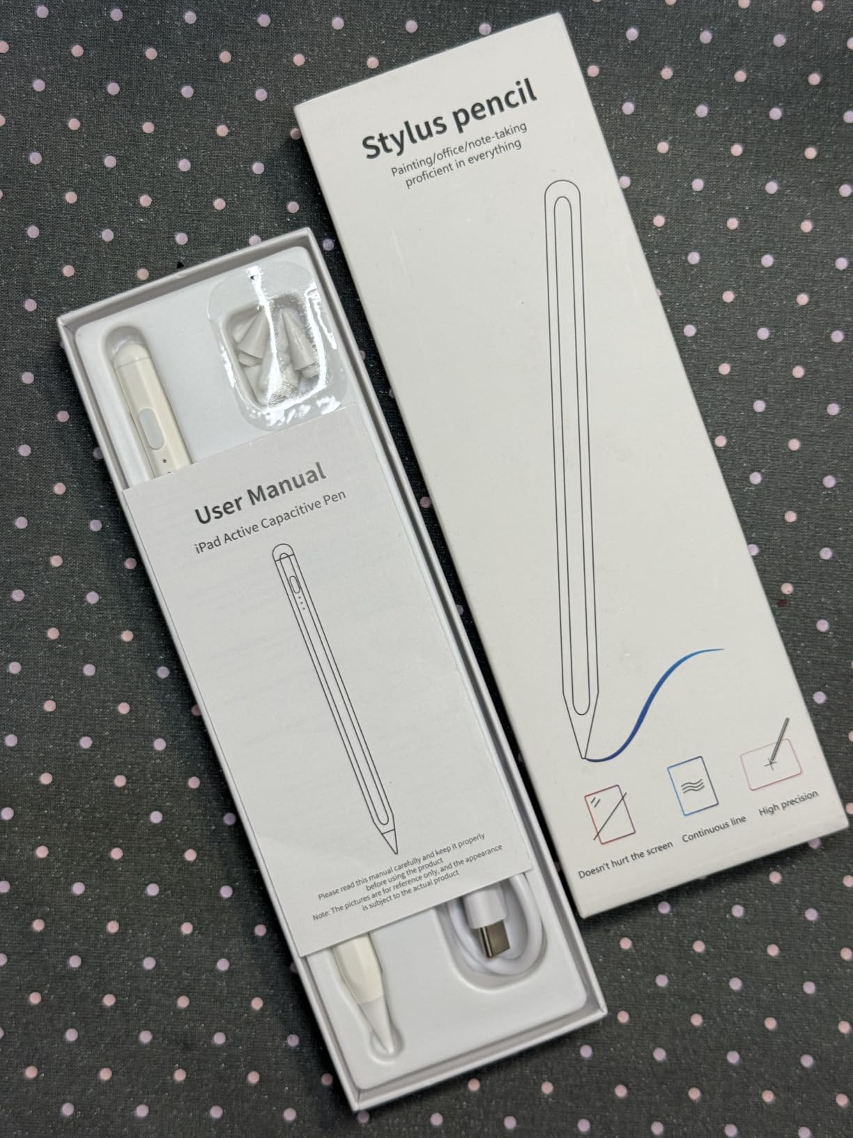 JEDOUBAL Stylus Pen for iPad 2018-2026, 3X Fast Charging iPad Pencil with Palm Rejection & Tilt Sensitivity, Apple Pencil Alternative No Bluetooth Required Compatible with iPad Pro Air Mini customer photo 1