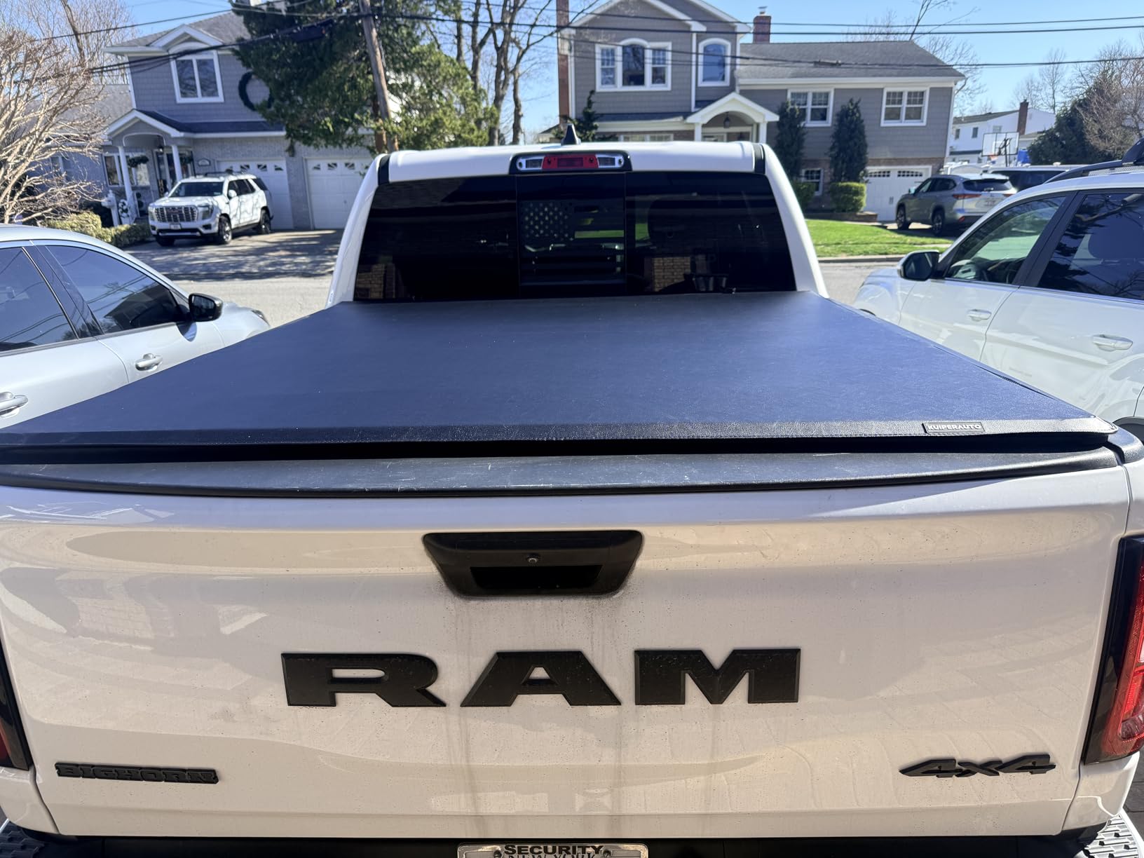 KUIPERAUTO Soft Quad 5.7FT Truck Bed Tonneau Cover Compatible for 2009-2026 Dodge Ram 1500 (Incl Classic & New Body Style) 67.4inch customer photo 1