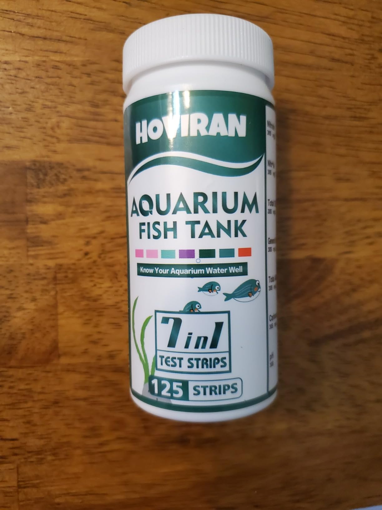 7 Way Aquarium Test Strips, 125 Strips for Fish Tank & Pond Test Kit customer photo 2