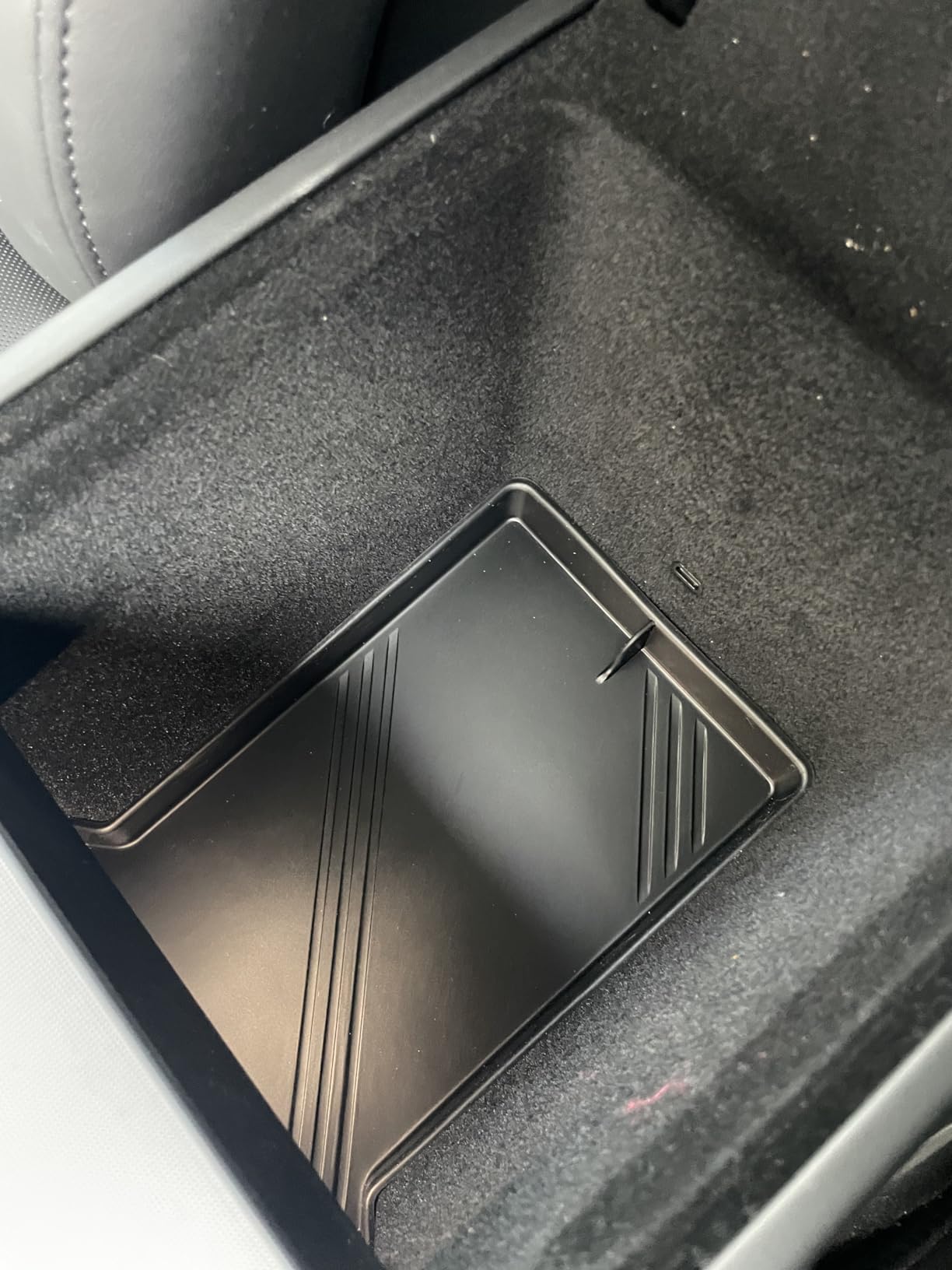Center Console Organizer for 2024-2026 Tesla Model 3 Highland | 9PCS Includes Center Console Tray, Armrest Hidden Storage Box, Cup Holder & Charger Pad Cover customer photo 1