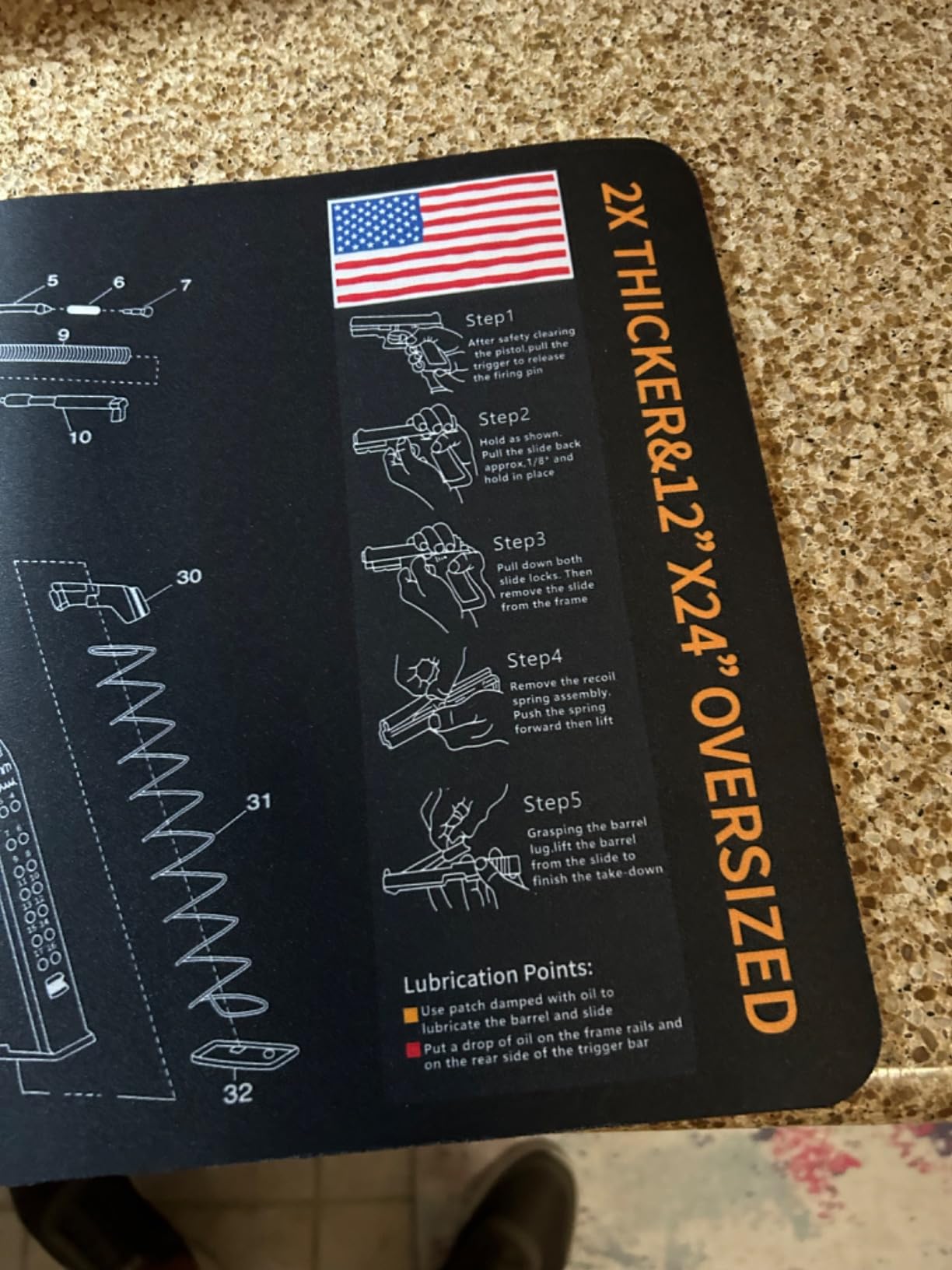 Gun Cleaning Mat 24