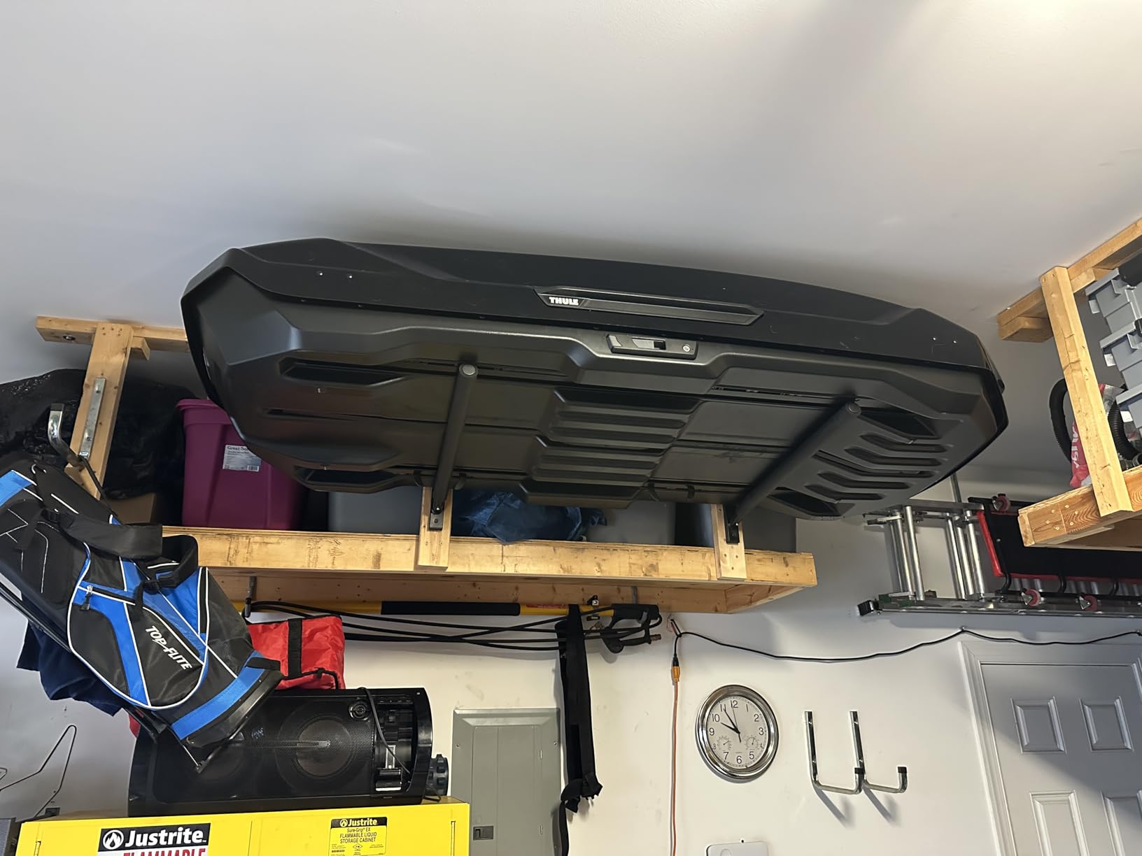 SPAREHAND 2 SUP Wall Mount Rack - Heavy Duty Steel Long Arms with 100 lb. Weight Capacity - Wall Rack for Ho2 Surfboards or SUP PaddleBoards - Ideal for Home & Garage Display - Black customer photo 2