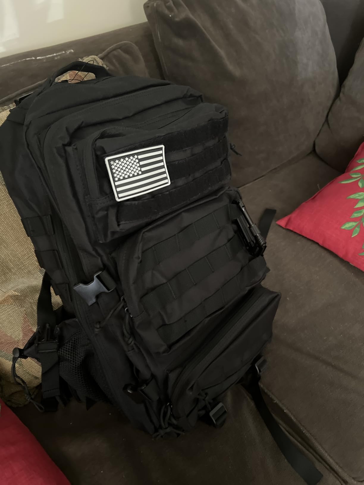 50L Military Tactical Backpack Large Day Backpack for Men Molle Army 3 Days Assault Pack Bug Out Bag Water Resistant and Heavy Duty Hiking Treeking Rucksack - Black customer photo 1