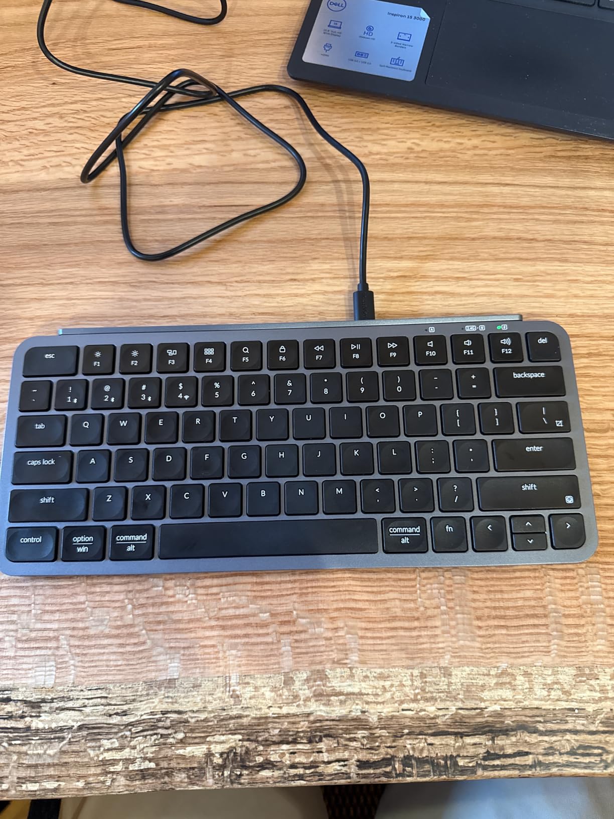 Keychron B1 Pro Ultra-Slim Wireless Keyboard, ZMK/Launcher Programmable Bluetooth/2.4GHz/Wired, 1200 Hours Battery Life, Silent Scissor Switch Office Keyboard for Mac/Windows/Linux - Gray customer photo 2