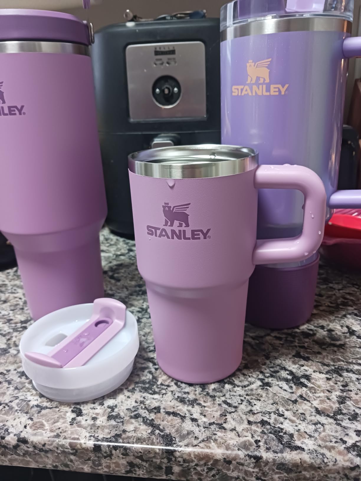 STANLEY Classic Stay-Hot French Press Coffee Maker 48 oz | 5 Minute Brew, 4 Hours Hot | Mesh Filter for Coffee Grounds | Insulated Stainless Steel French Press | BPA-Free | Black 2.0 customer photo 1