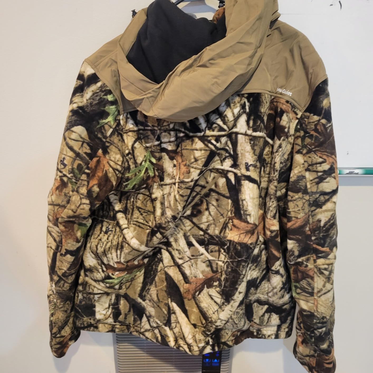 Men’s Heated Jacket Fleece with Power Bank, Rechargeable Coat for Hunting (Next Camo G2,Black,Size M-XXL) customer photo 2