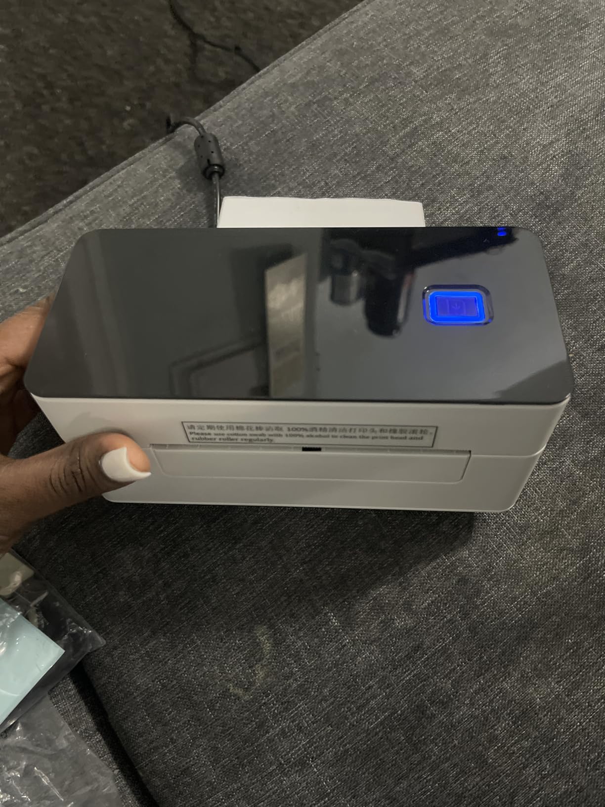 SVANTTO Bluetooth Shipping Label Printer 4x6, Wireless Thermal Label Maker customer photo 2