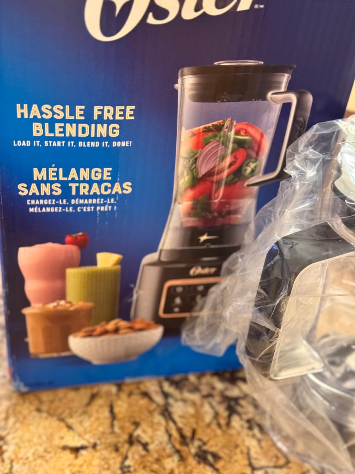 Oster Extreme Mix Blender, 1500-Watt High-Speed Countertop Blender with 64oz Jar & Auto Programs, Perfect for Smoothies, Milkshakes, Salsa customer photo 1