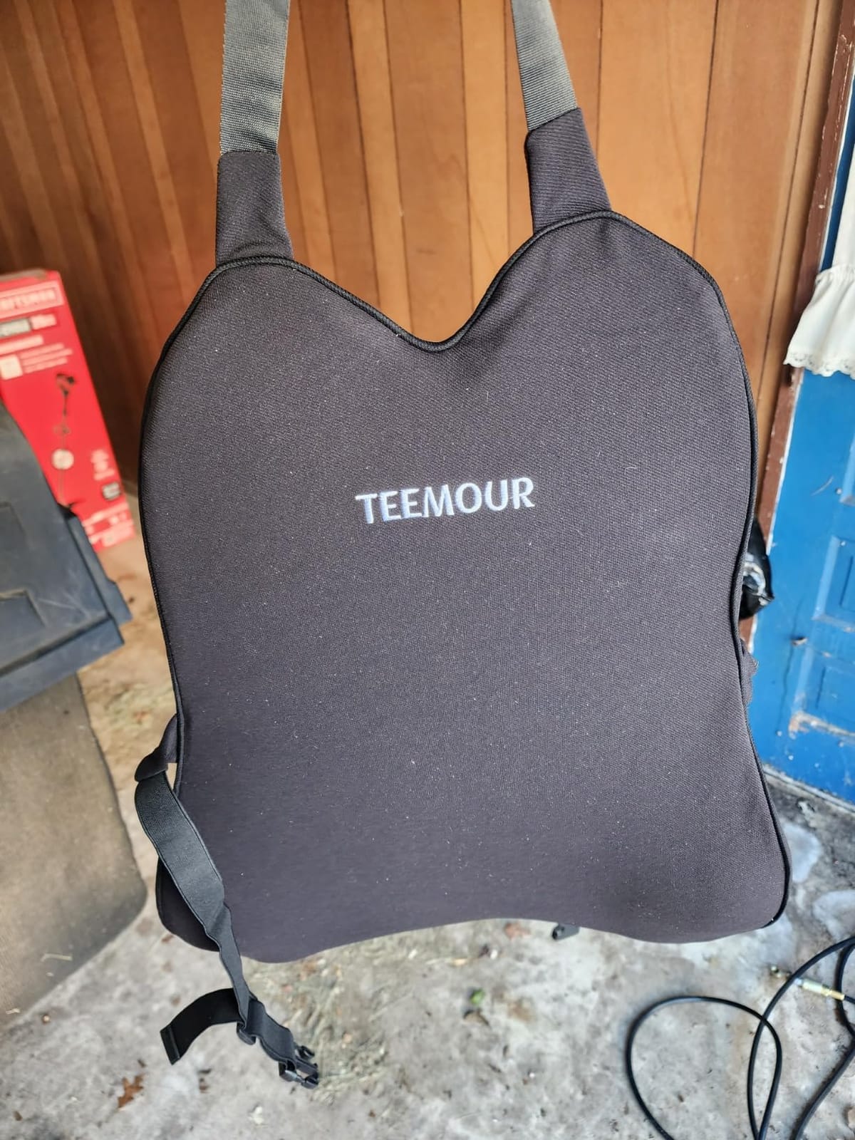 Teemour High Back Support Pillow for Office Chair, Fully Support Back Cushion - Memory Foam Lumbar Support Pillow for Office Chair, Desk, Gaming Chair, Promotes Posture Pain Relief Adjustable Straps customer photo 1