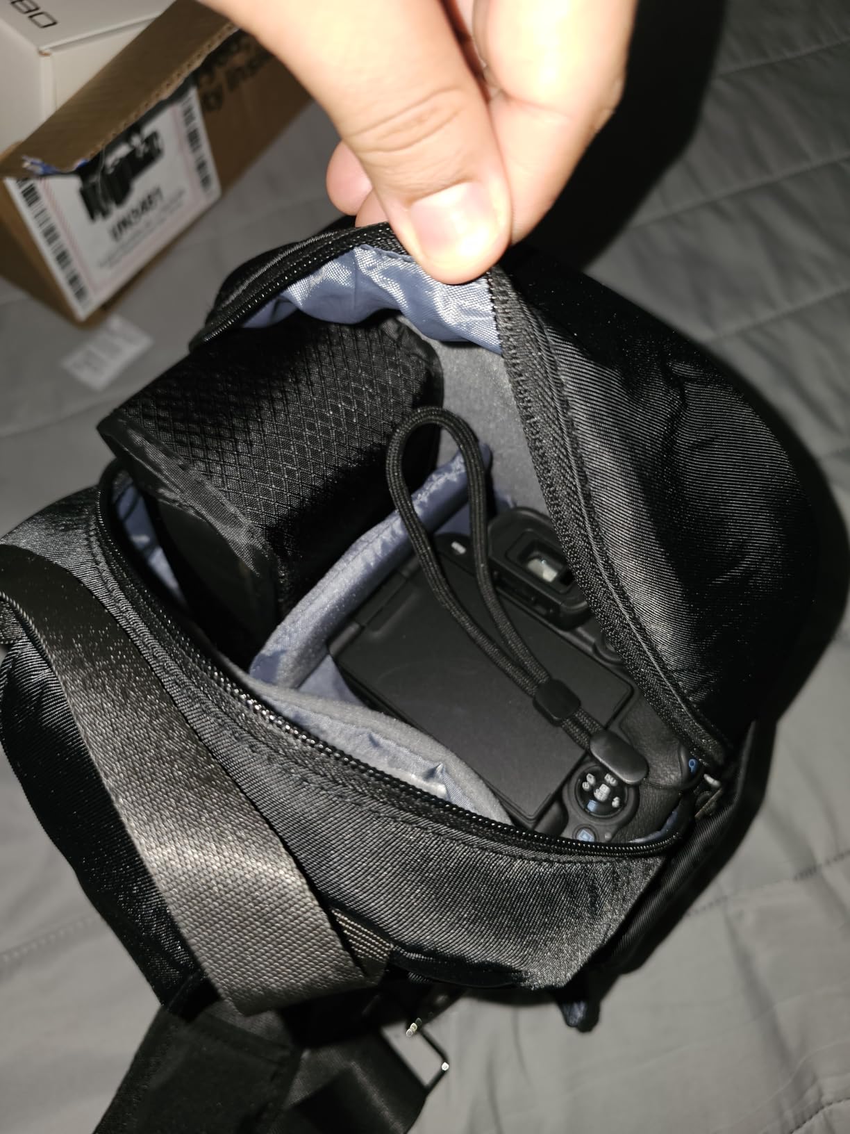 K&F CONCEPT Camera Sling Bag, Compact Photography Bag for DSLR Mirrorless customer photo 1