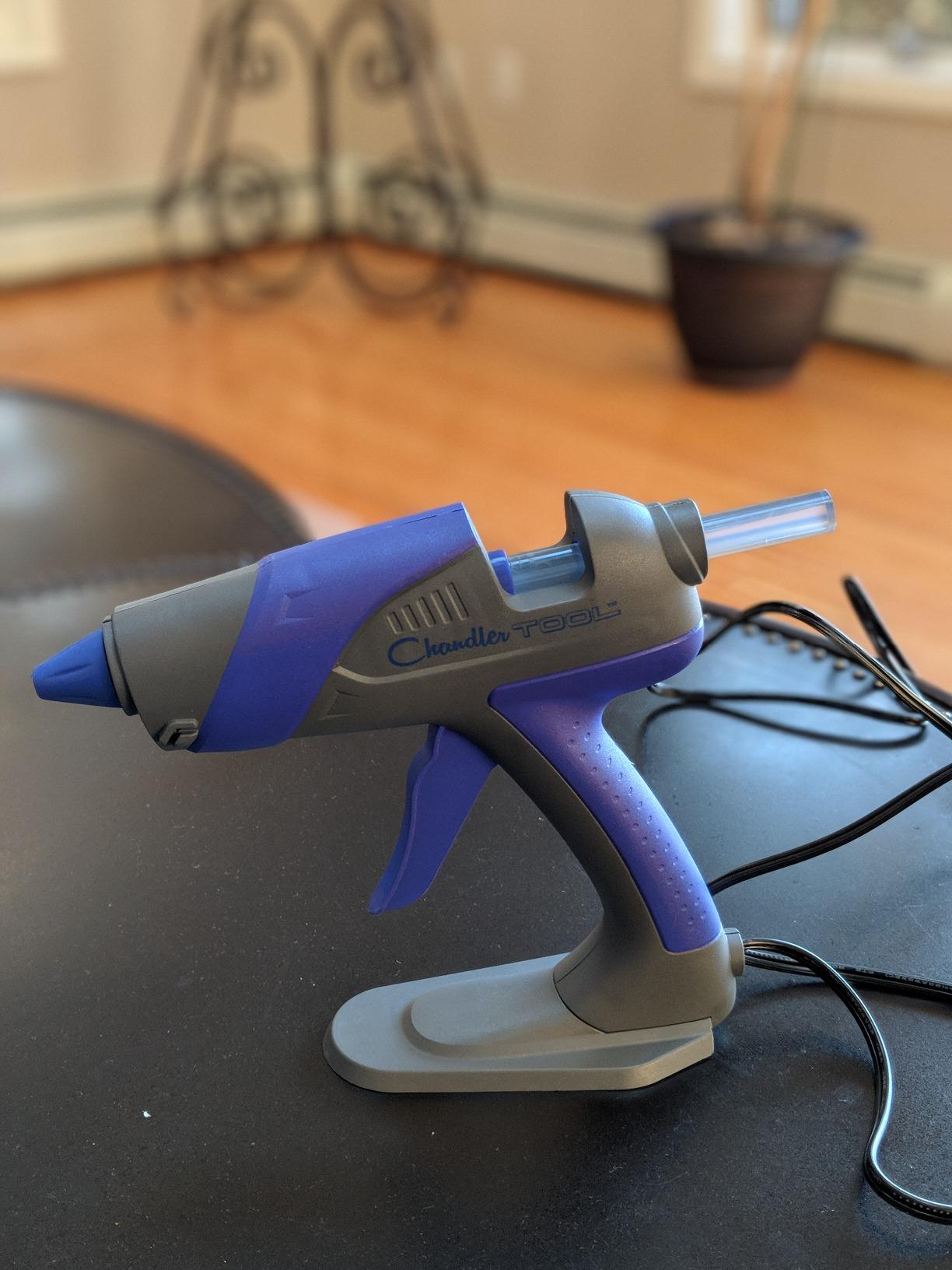 Hot Glue Gun Kit, Corded Craft Glue Gun with 10 Glue Sticks (Grey) customer photo 1