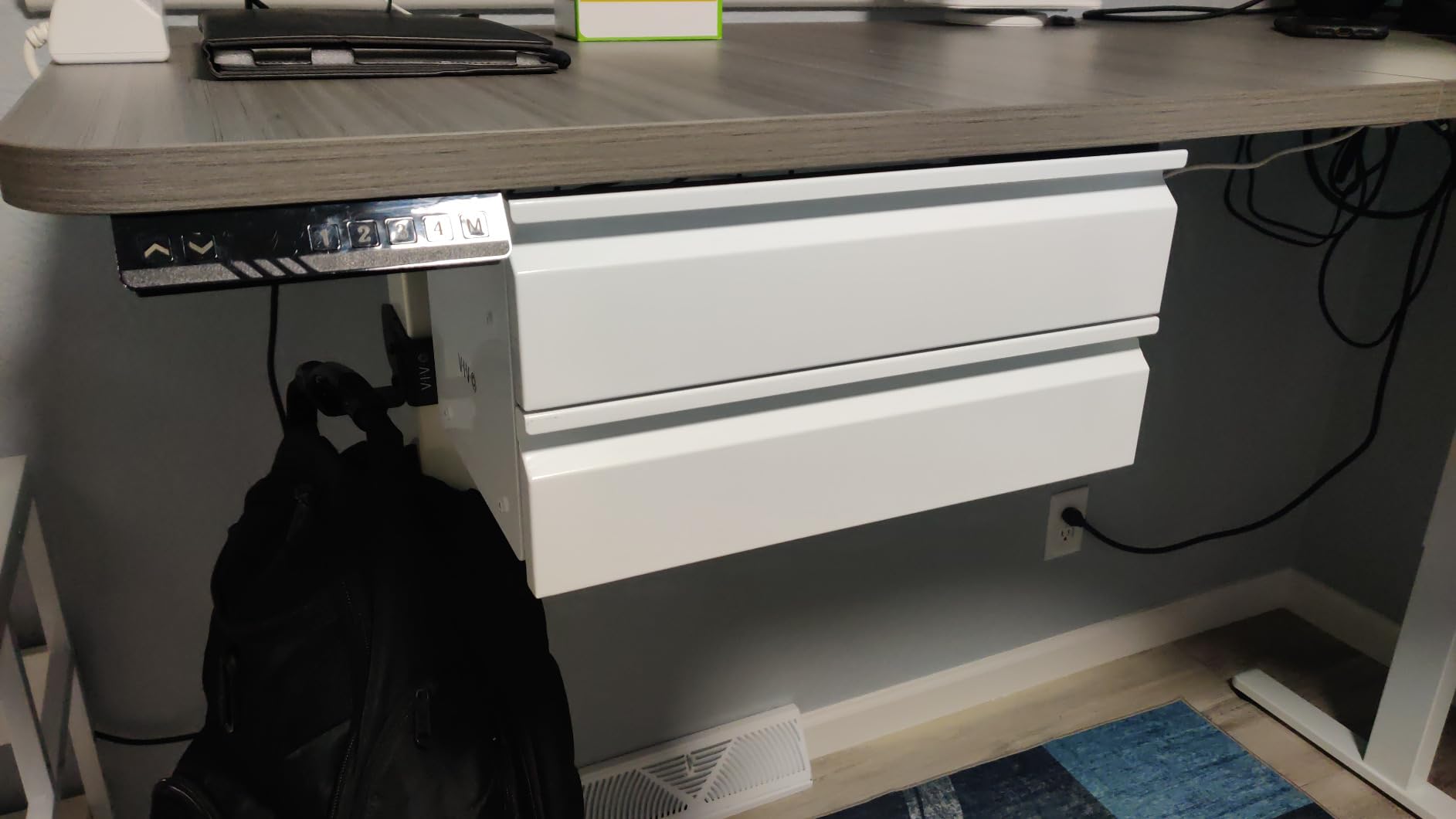 VIVO Black 16 in Slide Out Triple Tier Desk Drawer, DESK-DR03 customer photo 2