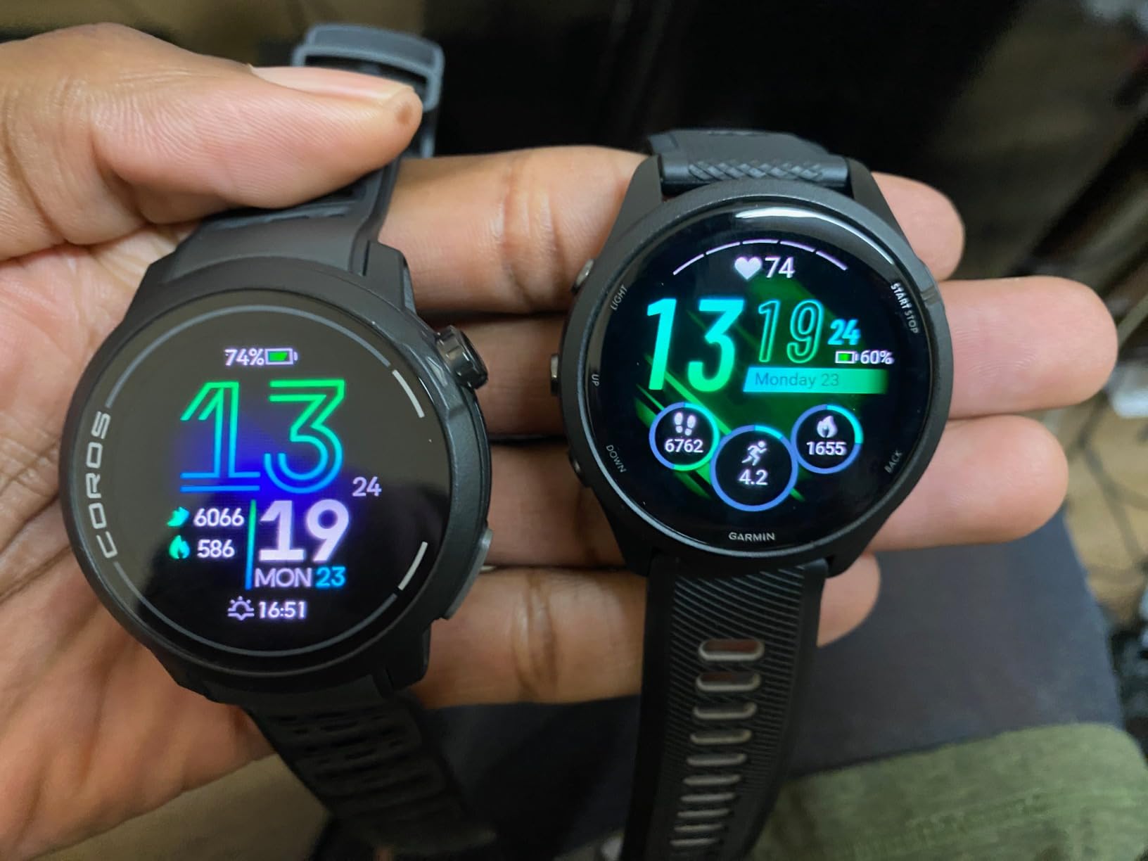 COROS PACE Pro GPS Sport Watch, 1.3-inch AMOLED Touchscreen - Blue | Fastest in Class Processor, 20 Days Battery Life, Navigation with Global Offline Maps, Sleep Tracking, Running, Cycling customer photo 2