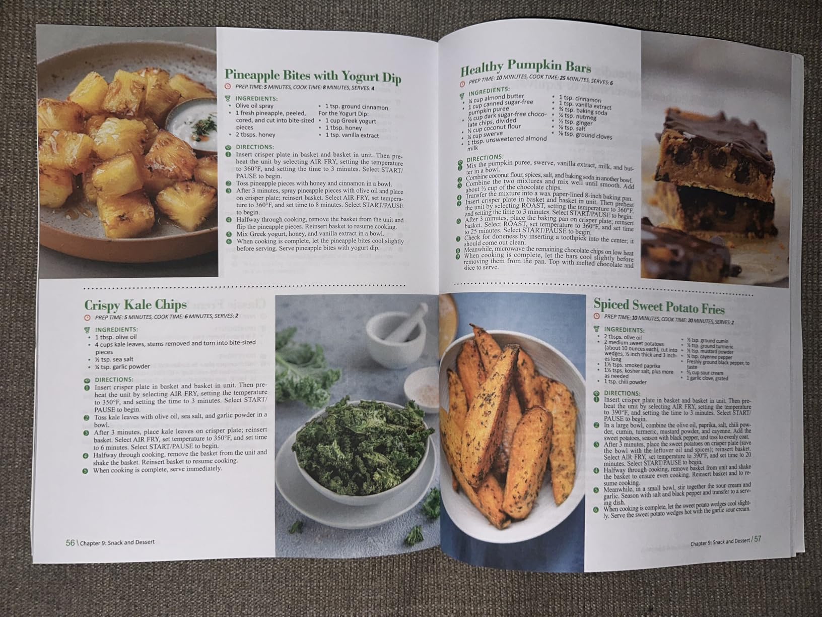 Ninja Air Fryer Cookbook for Beginners: A Complete Guide for 4-in-1 Ninja Air Fryer Pro with Less Oil, Effortless & Delicious Recipes to Air Fry, Roast, and Dehydrate (Color Edition) customer photo 1