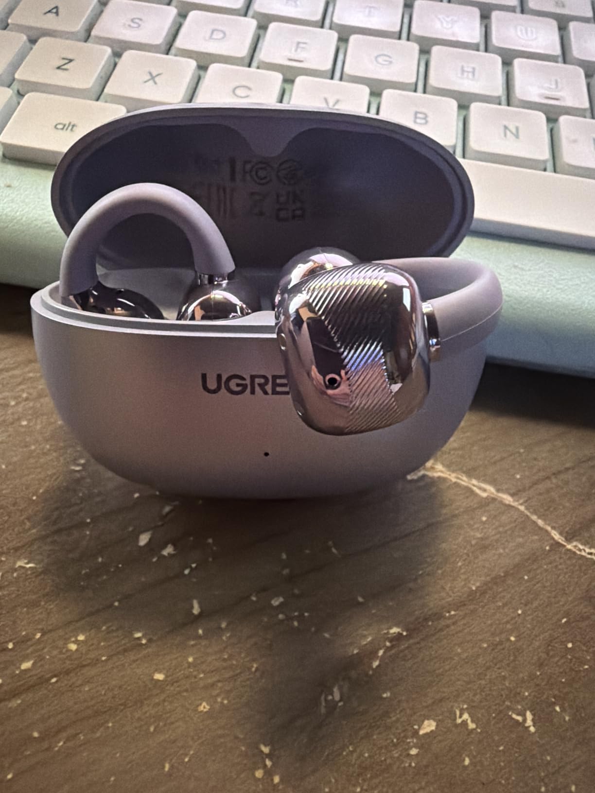 UGREEN HiTune S3 Open Ear Earbuds, Bluetooth 5.4, Clip on Earbuds, Black customer photo 2