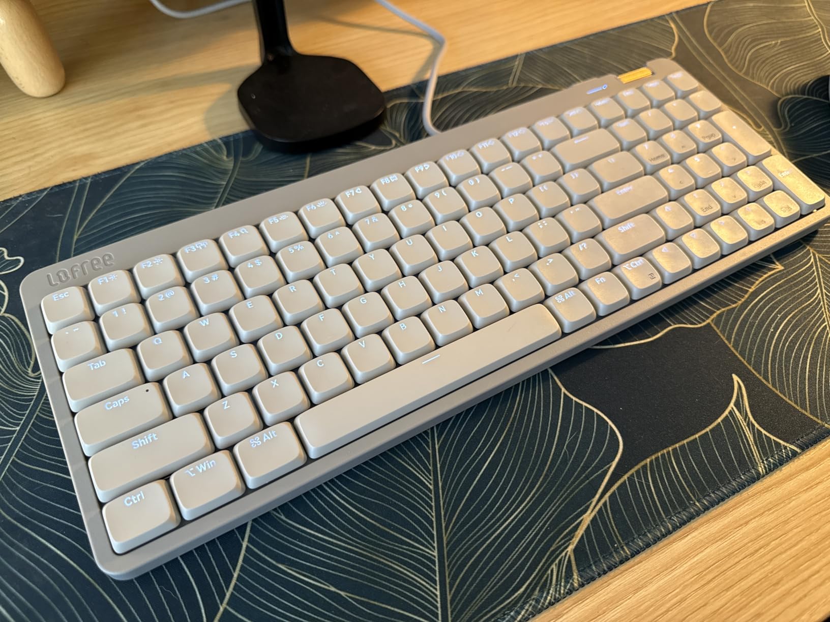 Flow Lite 100 Keys Low Profile Mechanical Keyboard, Swappable Rechargeable Wireless Keyboard with 2.4G Receiver, Bluetooth and Wired Connection for Windows, Mac/ Specter Linear Switches (Marble) customer photo 1