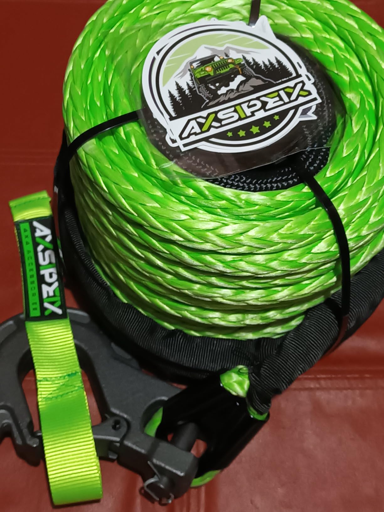 Synthetic Winch Rope Kit, 1/4
