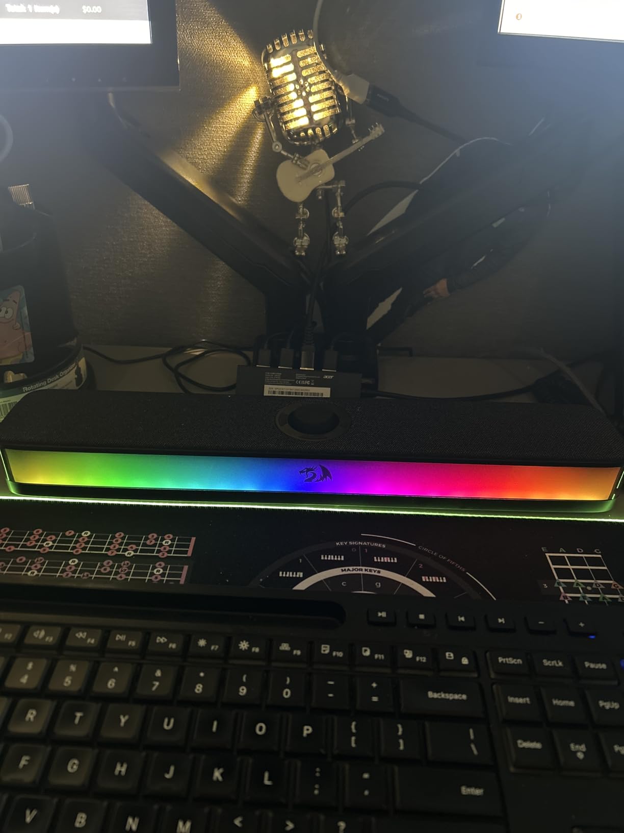 Redragon GS515 RGB Desktop Soundbar, 2.0 Stereo Enhanced Sound, BT 5.3 customer photo 2