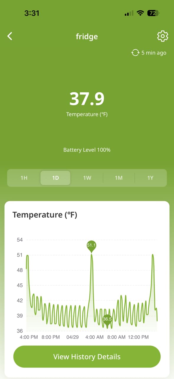 MOCREO WiFi Remote Thermometer Freezer Alarm, 1/3 Mile Long Range, IP66 Waterproof, App Email Alert, with Digital Monitor Hub, 2 Smart Wireless Temperature Sensors for Fridge, RV, Greenhouse customer photo 1