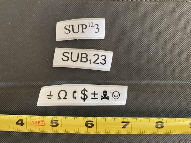 SUPVAN G15M Mini Portable Label Maker Machine with Heat Shrink Tube customer photo 1