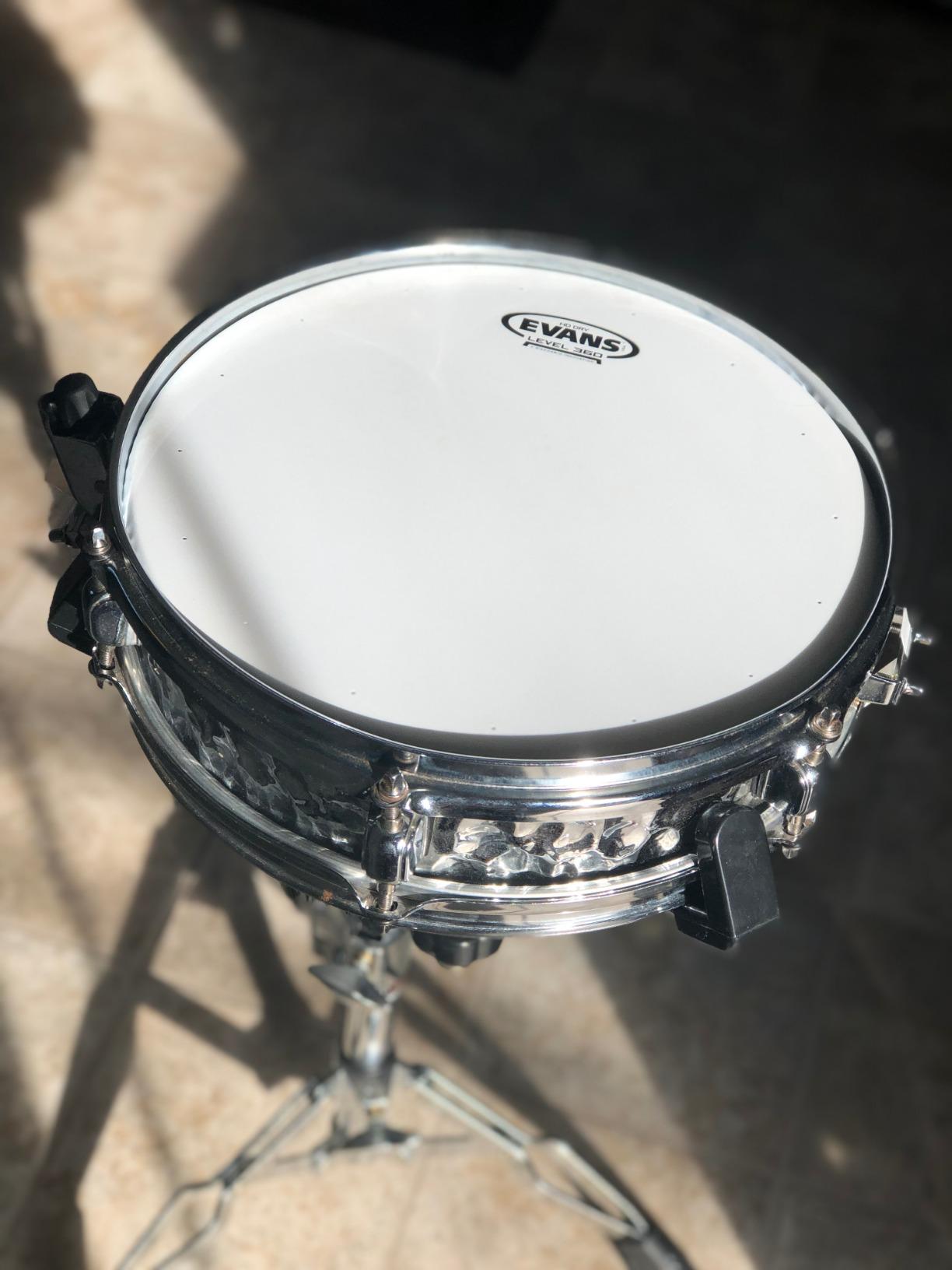 Evans HD Dry Coated Tompack Drum Heads 10, 12, 14 Inch | Evans HD Dry heads provide focused tone, controlled overtones, quick response and coated performance for studio and stage. customer photo 2