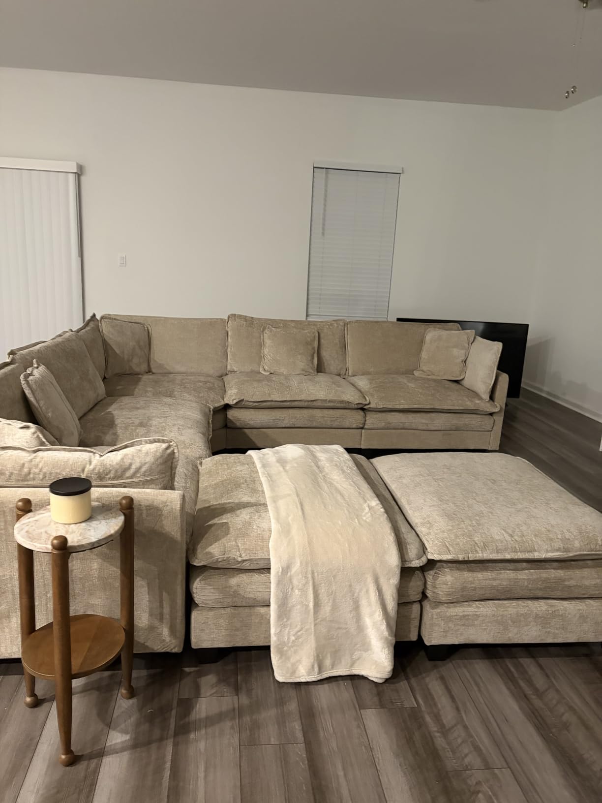 GNIXUU Oversized 7 Seater Modular Sectional Sofa, Deep Seat Cloud Couch customer photo 2