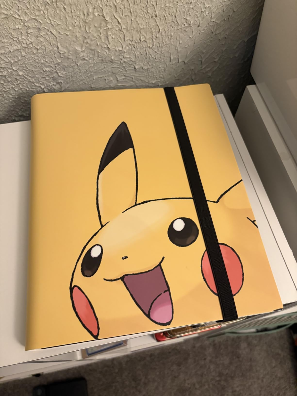 Ultra Pro 2025 Pokemon Card Binder 9 Pocket Featuring Pikachu – Trading Card Binder Holds 360 Cards Side Loading – Organizer for TCG Collectors with Elastic Strap Closure for Sleeved Cards customer photo 1