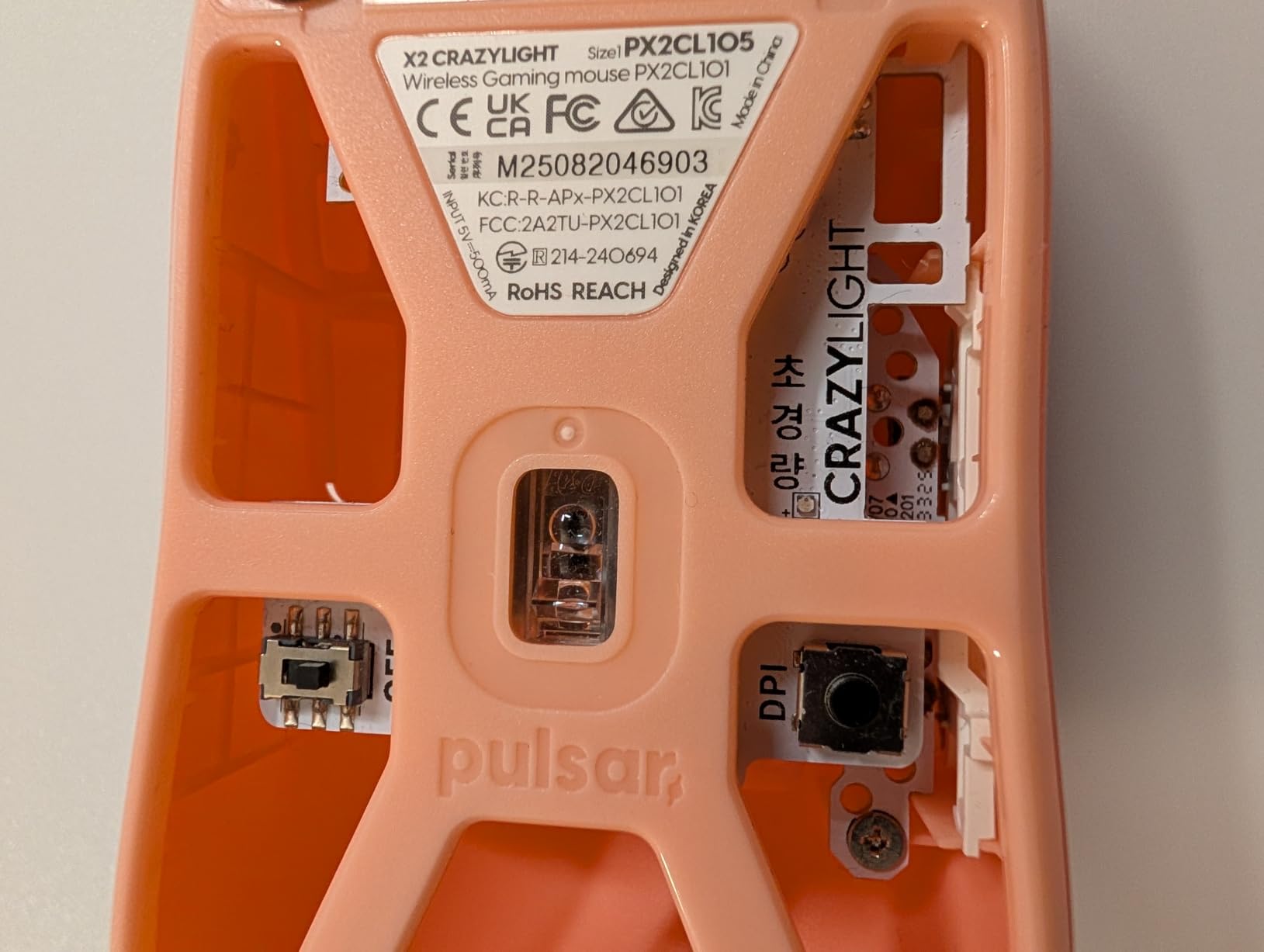 Pulsar Gaming Gears X2 Crazylight Wireless Gaming Mouse, Mini, Volt Shadow customer photo 2
