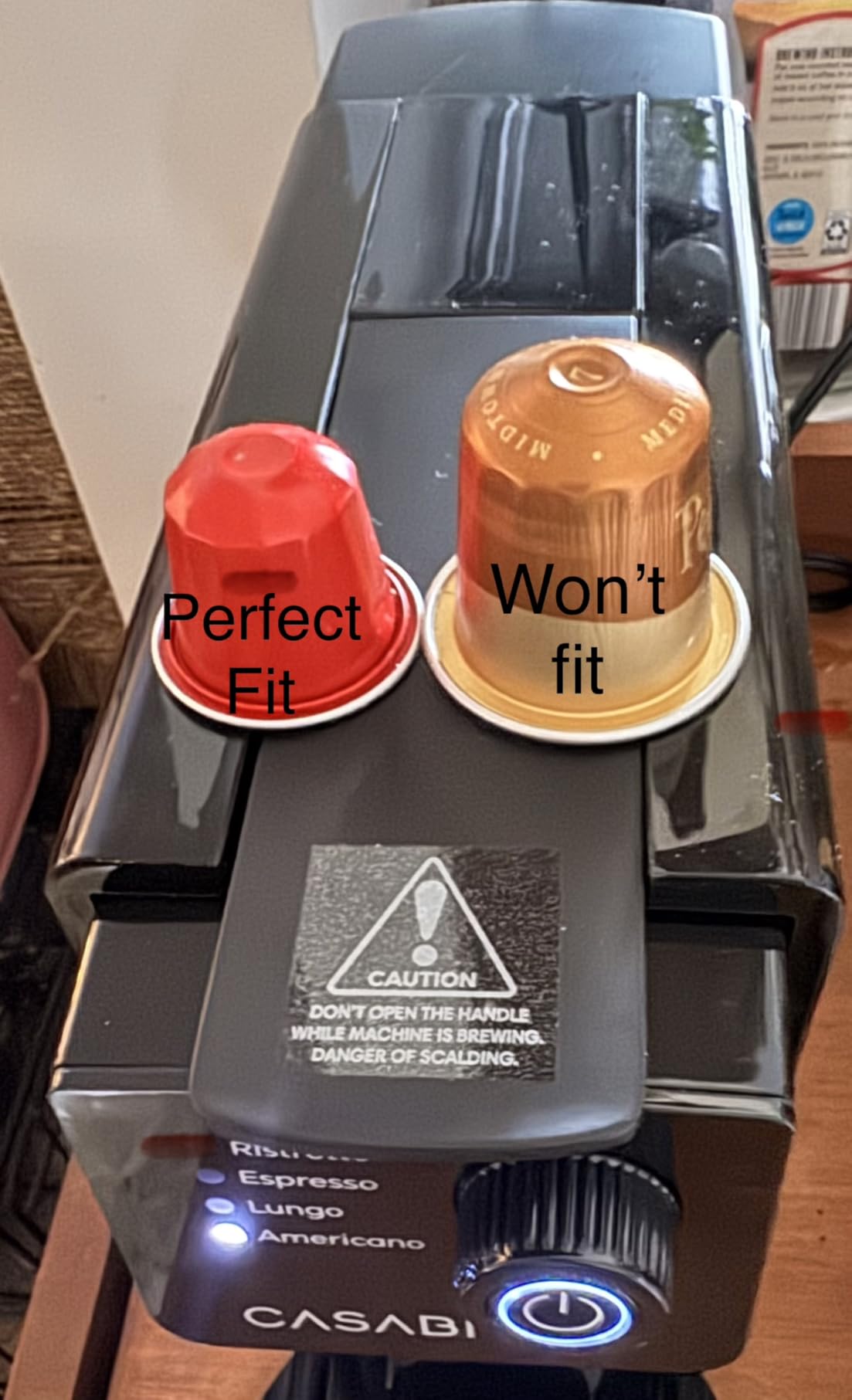 CASABREWS CM7036E 20Bar Espresso Machine for Nespresso Original Pods customer photo 1