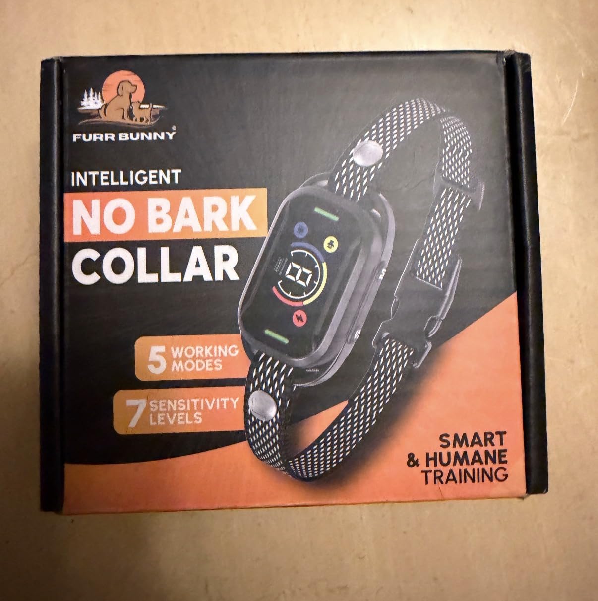 2026 Upgraded Intelligent Dog Bark Collar for Medium & Large Dogs (20 LBs-110 LBs)- Beep, Vibration & Safe Static Shock, 7 Sensitivity Levels Adjustment - Stops Excessive Barking (No Remote) customer photo 2