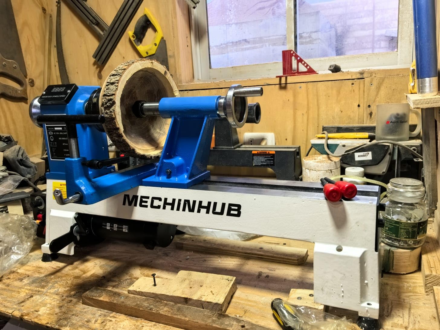 Mini Benchtop Wood Lathe, 8