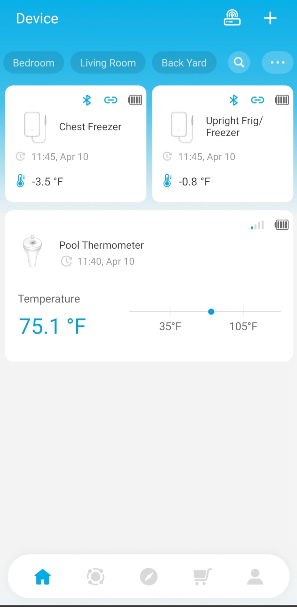 GoveeLife WiFi Refrigerator Thermometer Sensor with Alarm, 2-Pack & Gateway | Monitor fridge/freezer temp remotely with app alerts & buzzer 230ft range. For kitchen/hot tub, only support 2.4G Wi-Fi customer photo 2