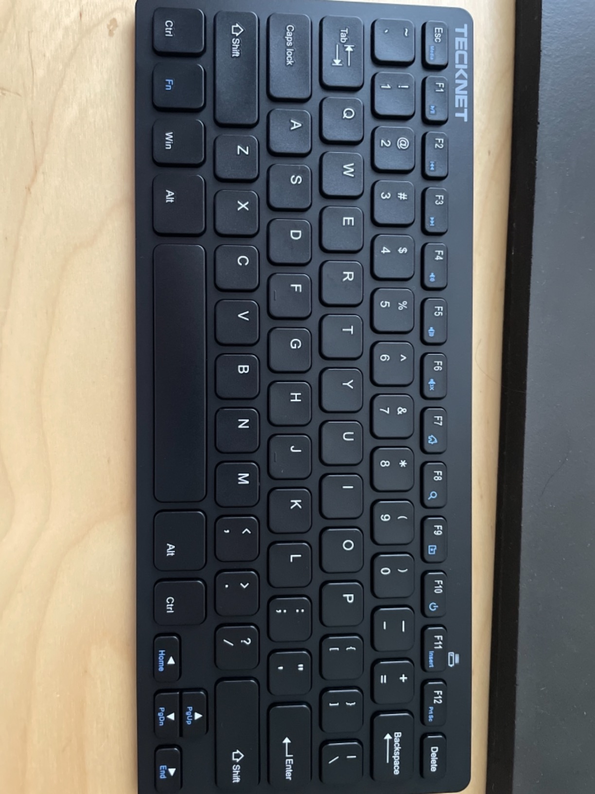 TECKNET Wired Keyboard, Silent Typing, Full-Size Layout, Black customer photo 1