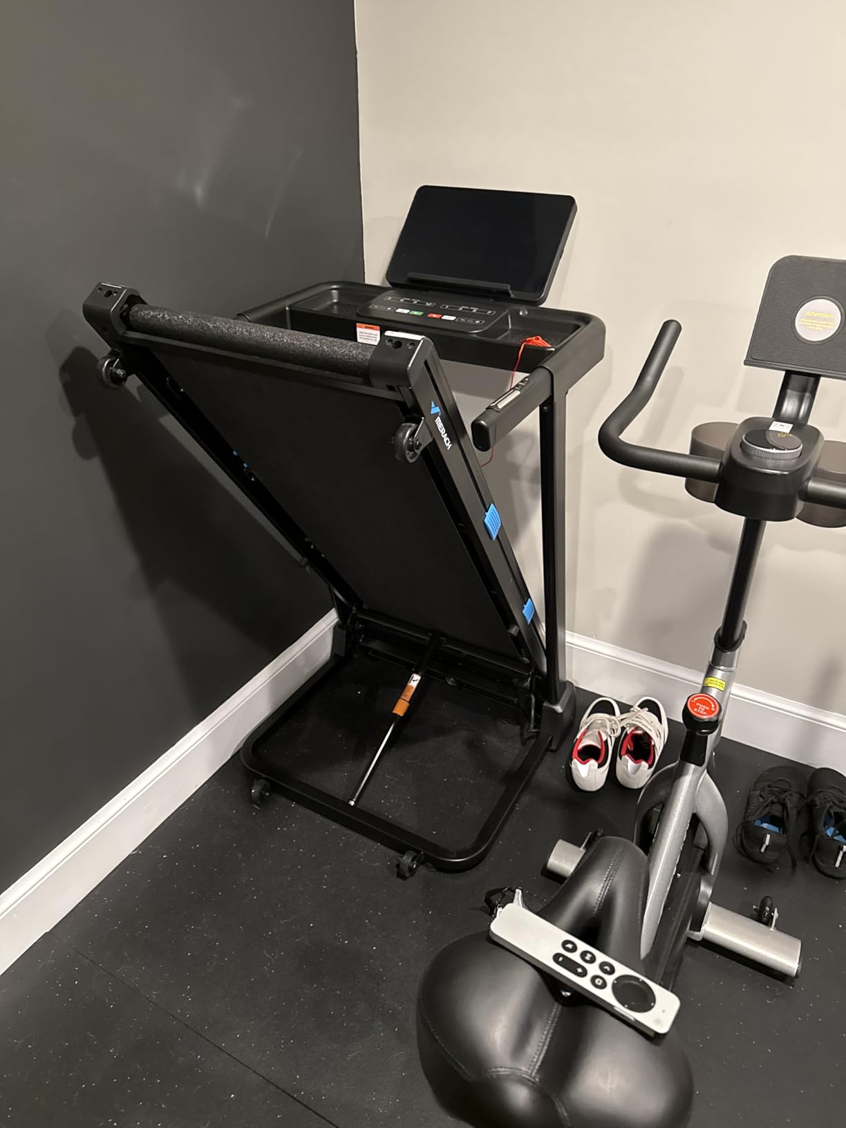 MERACH T12 Foldable Treadmill for Home, 300 LBS Capacity, Wide Running Belt customer photo 2