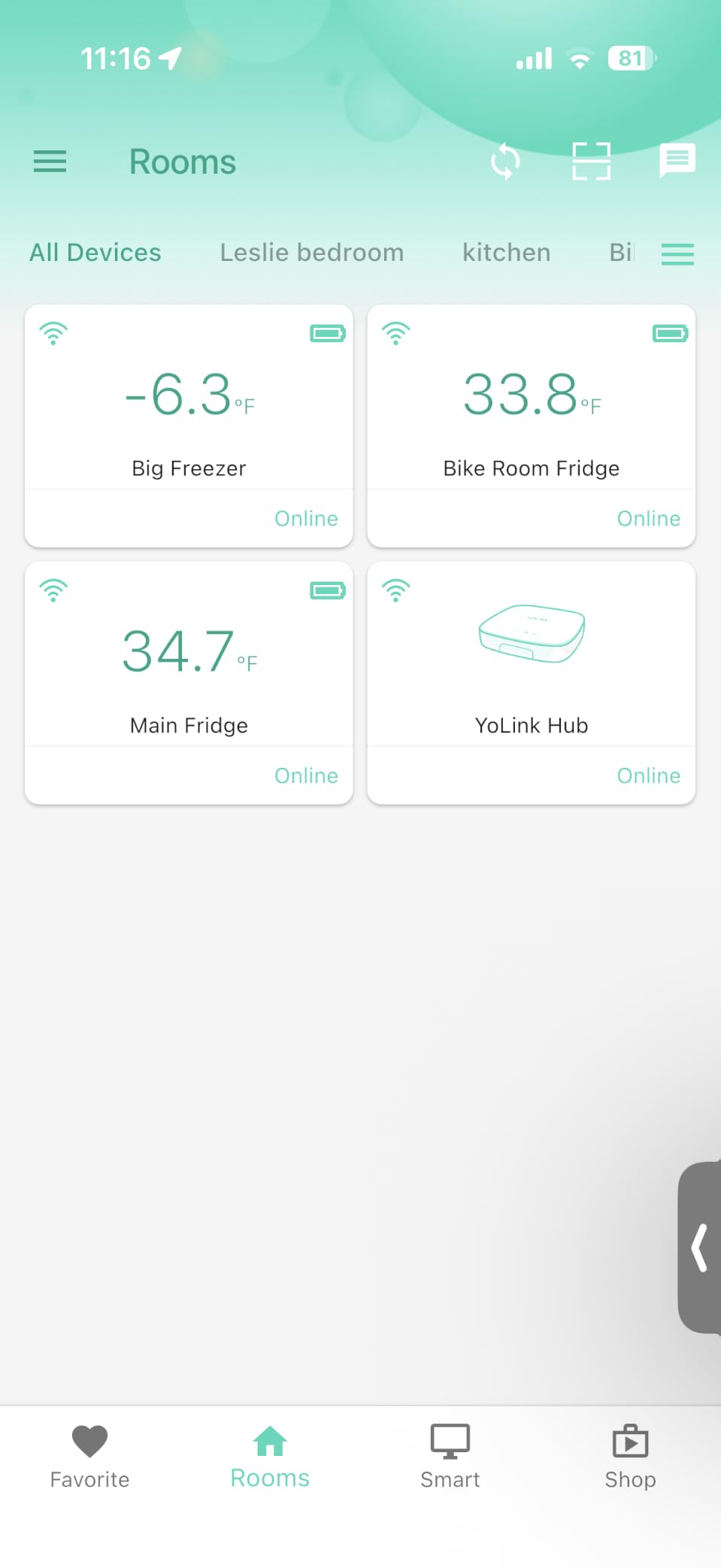 YoLink Smart Freezer Thermometer, LoRa Wireless Fridge Temperature Sensor 3-Pack, Ideal for Refrigerator, Freezer, Greenhouse, Pet Cage, App & SMS Alerts, 5-Year Battery, Hub Included customer photo 1