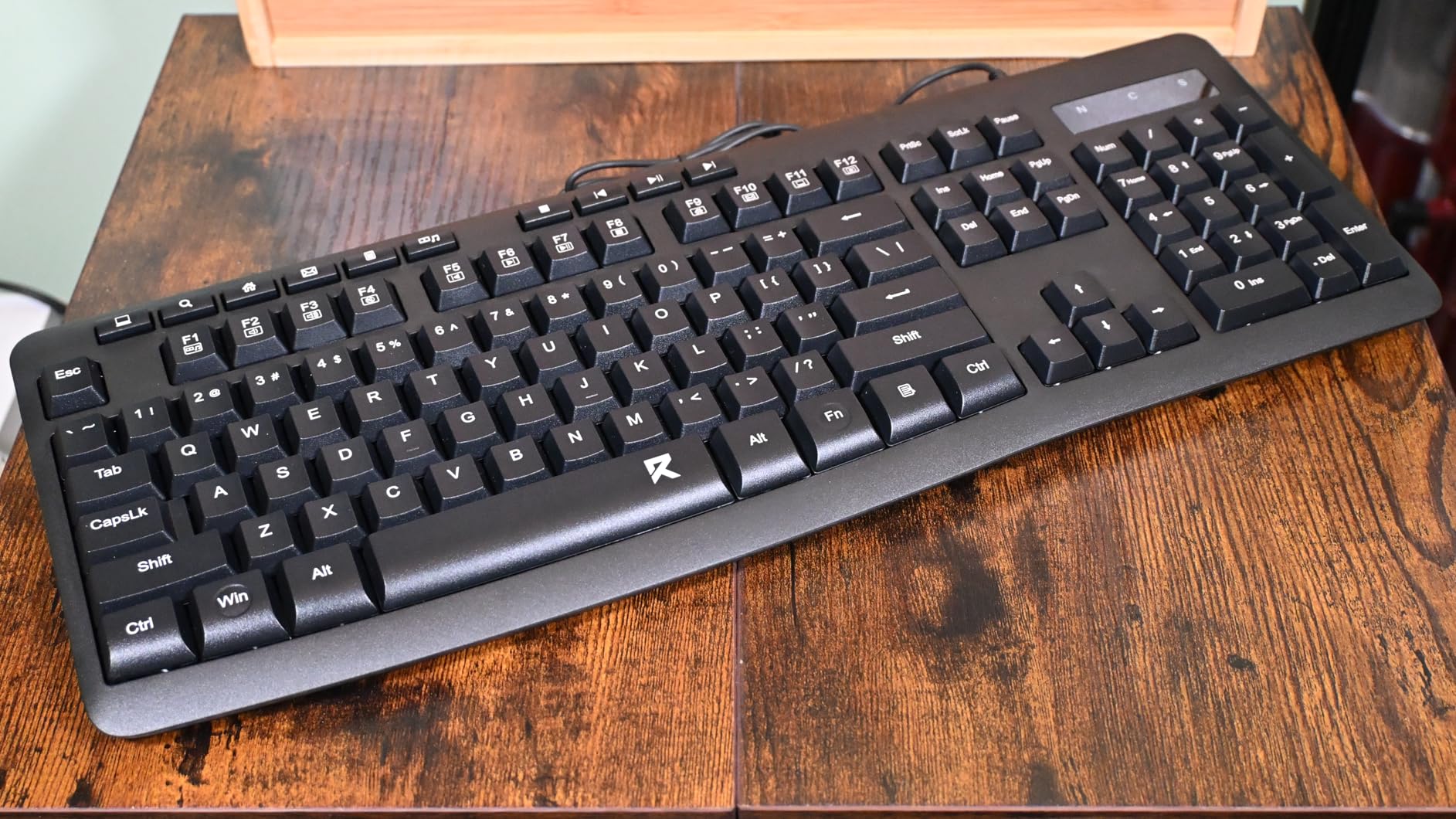Redragon BK7366 Wired Keyboard,Multimedia USB Quiet Computer Keyboard,Silent Keyboard with Large Number Pad,Spill-Resistant,Anti-Wear Letters,Full Size for Laptop,Desktop customer photo 1