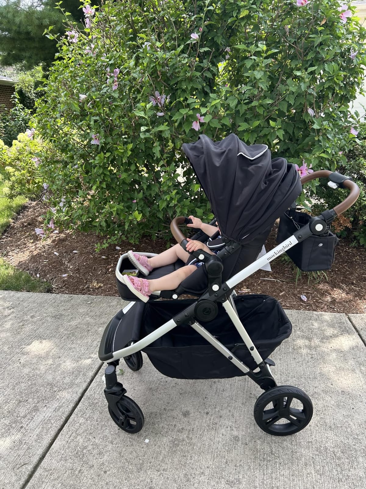 Mockingbird 3.0 Single-to-Double Convertible Stroller, Sage customer photo 2