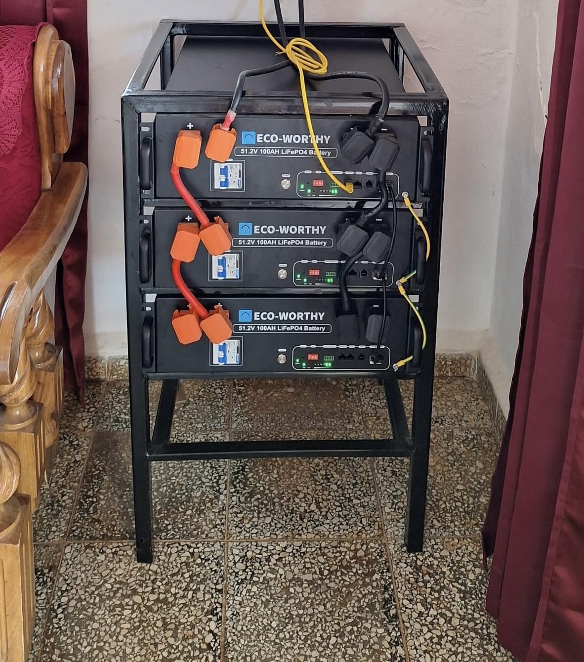 ECO-WORTHY 48V Home Backup Power,10240Wh Battery,Liber 10KP 10KW Inverter customer photo 1