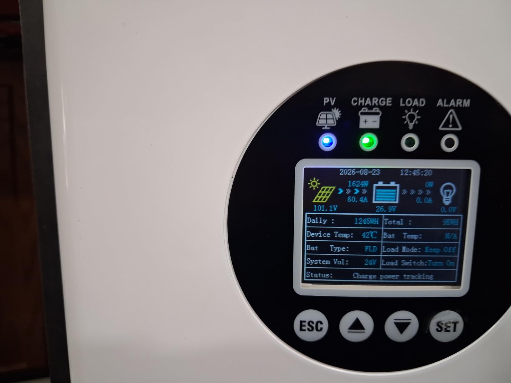 POWLAND 120A MPPT Solar Charge Controlle 12V/24V/36V/48V/60V/72V/84V/96V Auto,Max Input 230V Solar Charger, LCD Display Intelligent Regulator for AGM, Gel, Lithium ect customer photo 2