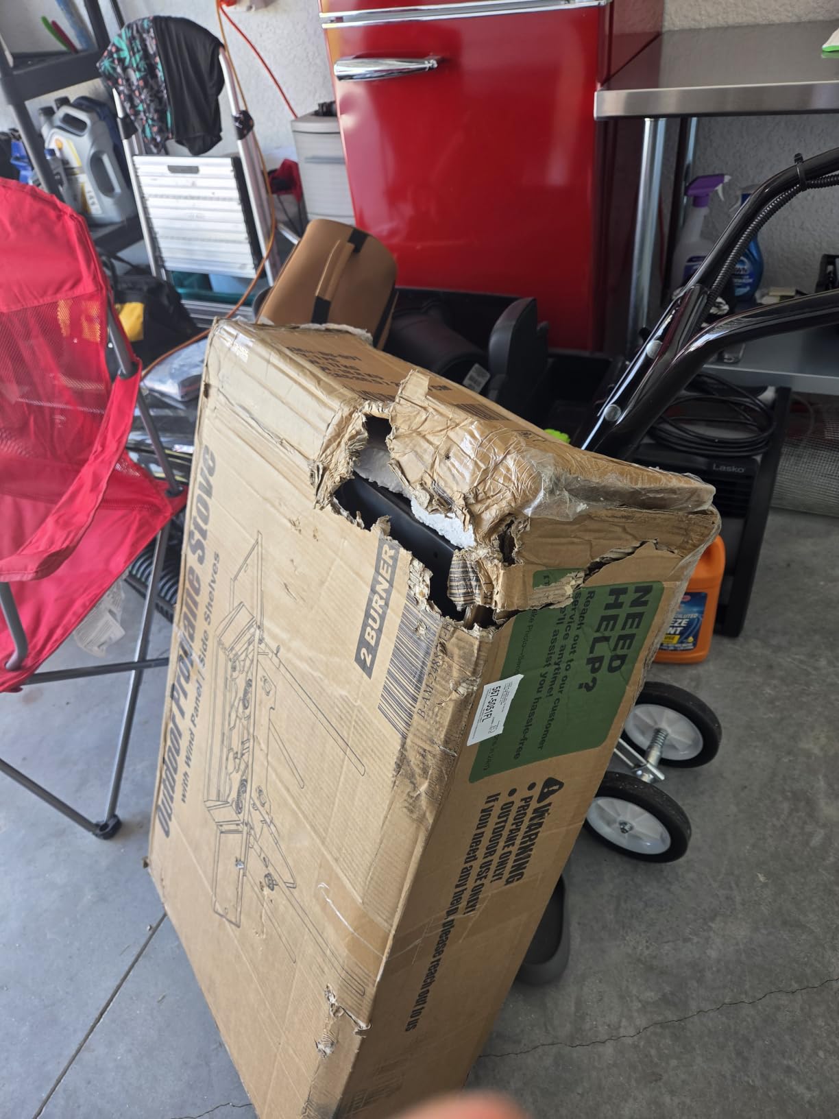2 Burner Propane Camp Stove | 150,000 BTU | High Pressure Gas Burners customer photo 1