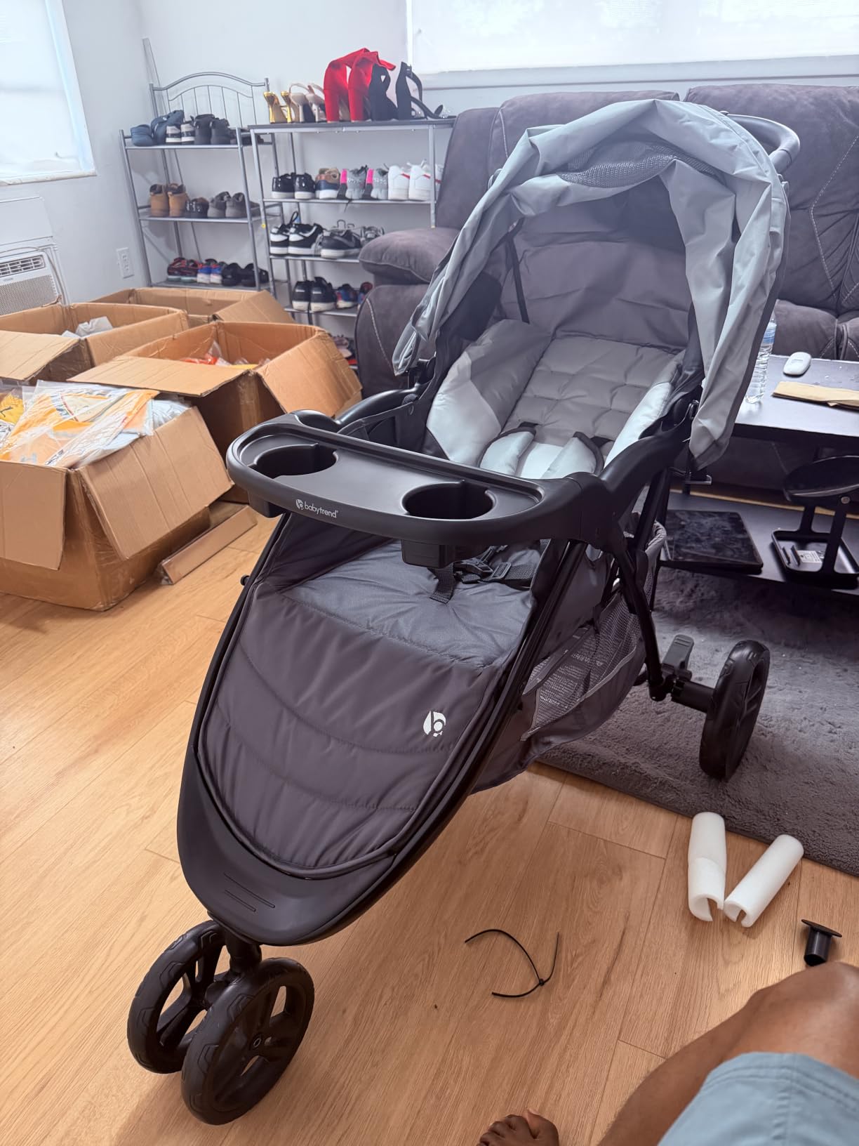 Baby Trend EZ Ride SE Travel System with Secure-Lift Infant Car Seat, Dash Sage customer photo 1