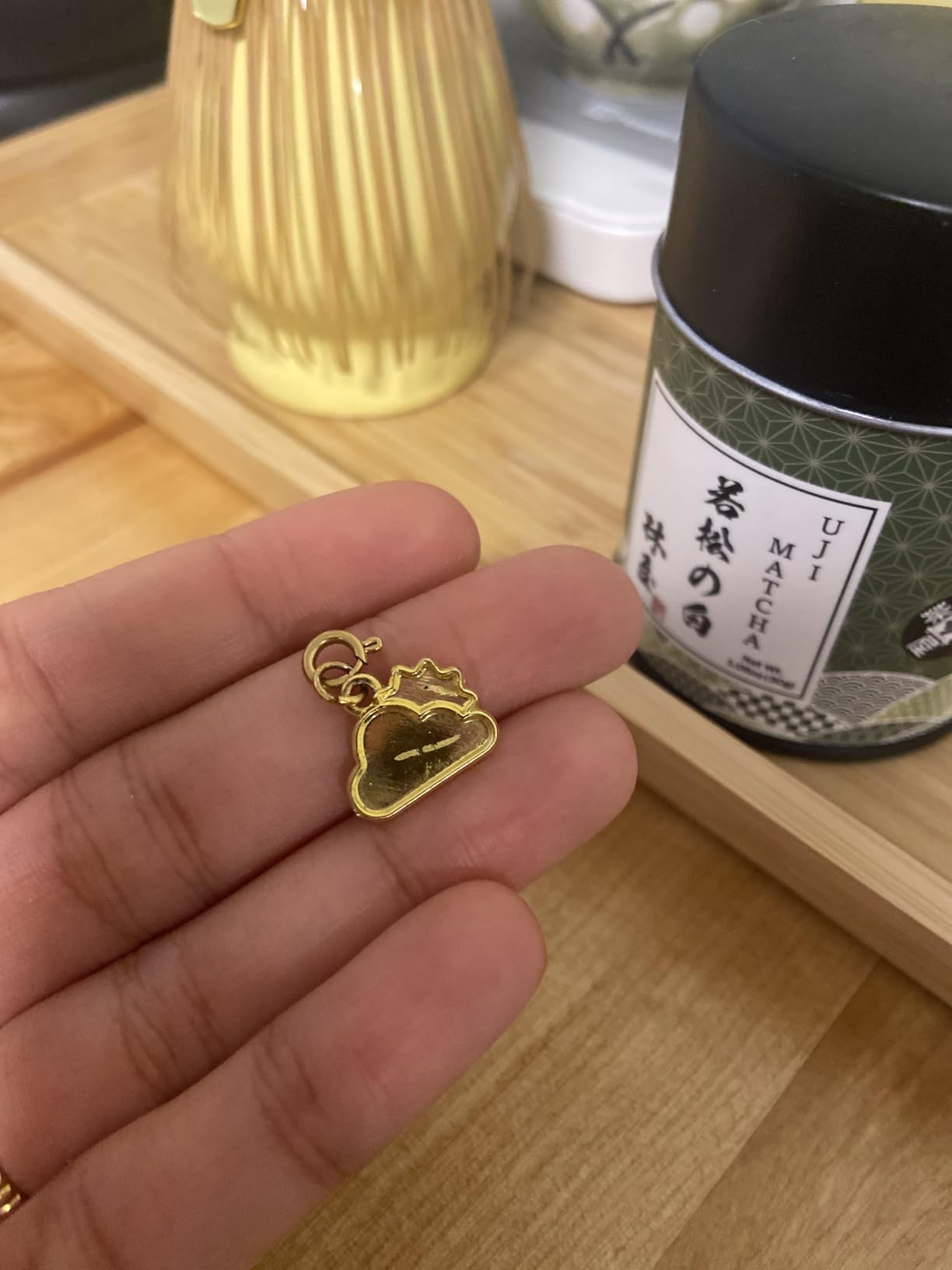 Crafti Matcha Whisk Set | Golden Hour 6-Piece Matcha Kit | Matcha Bowl with Spout, Chasen Bamboo Whisk, Whisk Holder and Whisklet™ Compatible Charms customer photo 2