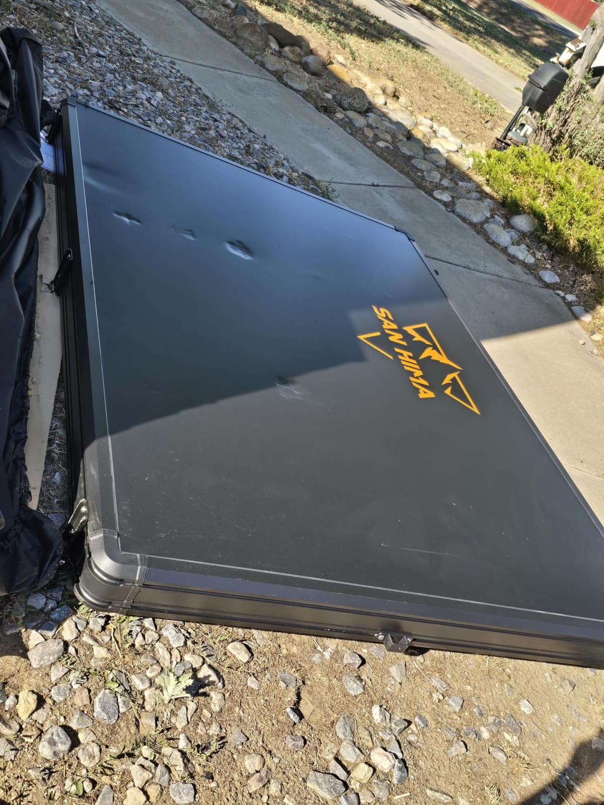 SanHima Rooftop Tent Hard Shell, Aluminium Side-Open Roof Top Tent for SUV customer photo 2