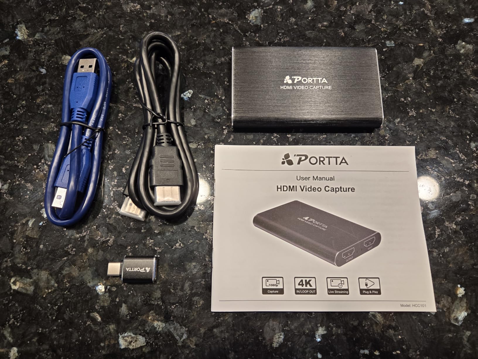 Portta HDMI Video Capture Card, Stream and Record in 1080P60 with Ultra-Low Latency, 4K HDMI in/Loop Out, USB 3.0 to PC Compatible with Nintendo Switch 2/PS4/PS5/Xbox/OBS customer photo 2